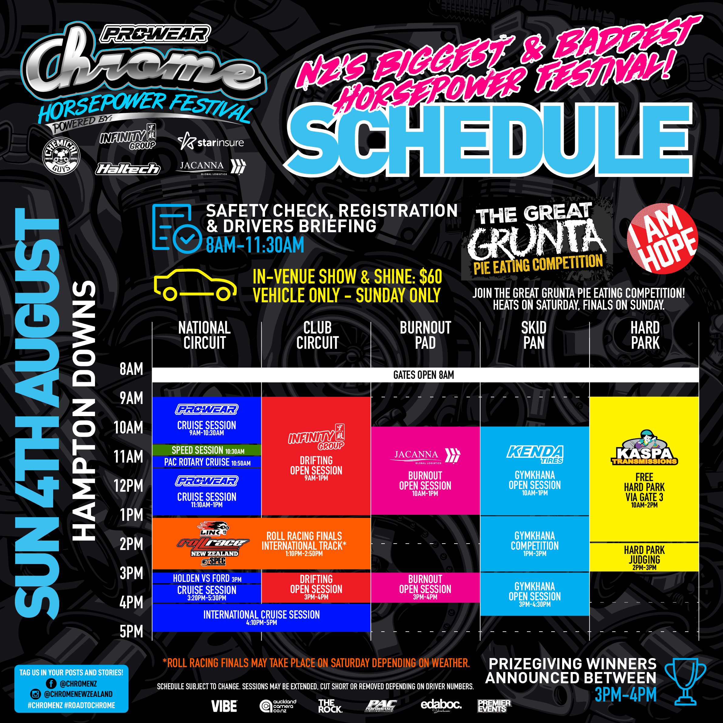 chromehd24 schedule sun