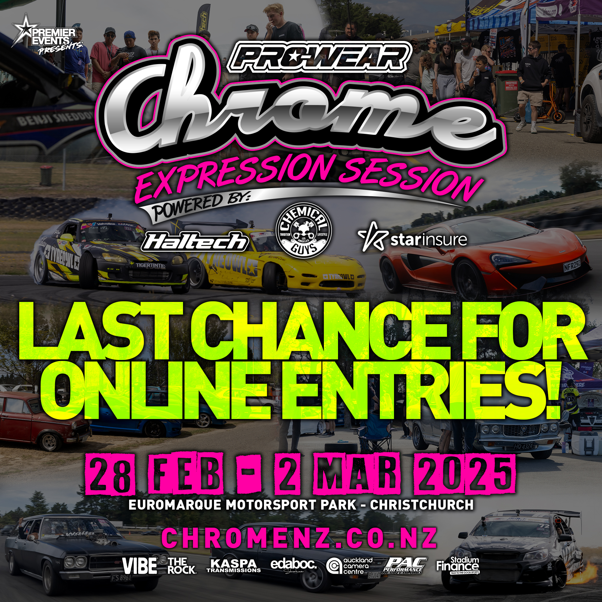Last chance for online Chrome CHCH entries!
