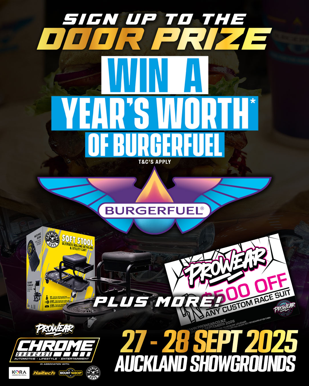 Win a year's worth of BurgerFuel!