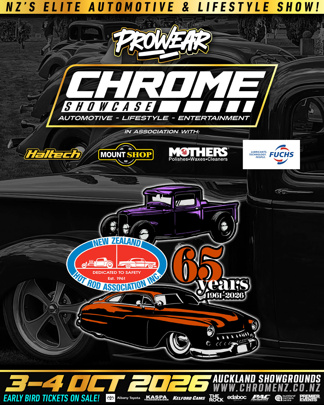 65 Years of NZHRA Comes to Life at Chrome Showcase
